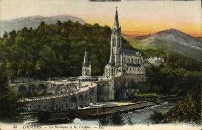 Lourdes — Bazylika i baseny — LL. — nr 45