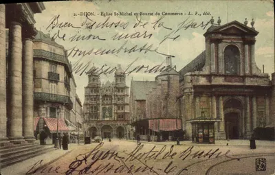 Dijon - Igreja de São Miguel e Bolsa do Comércio - L. V., editor