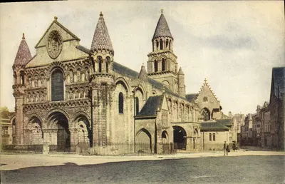 Poitiers — Igreja Nossa Senhora da Grande — M. Couvrat, foto, Poitiers