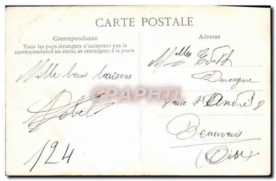 Parque de Versalles — Rampe Nord del parterre de Latón — Editor: C. P. D. (n° 27) — Reverso