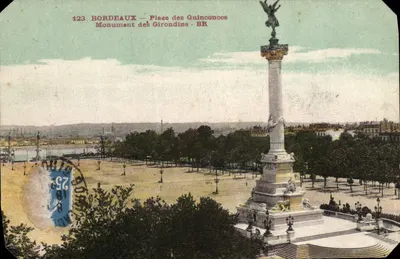 Bordeaux — Place des Quinconces — Monument dos Girondinos - BR