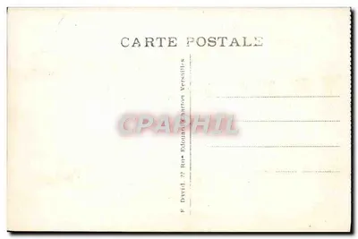 Versailles - Die Orangerie des Palastes — Verlag David, Nr. 26 — Rückseite
