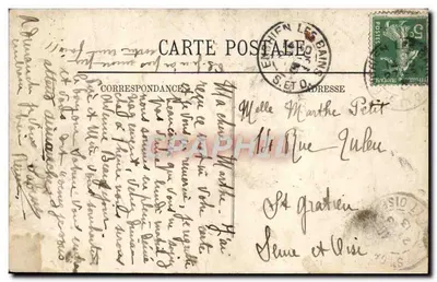Enghien — Um Canto do Lago — LL — Verso