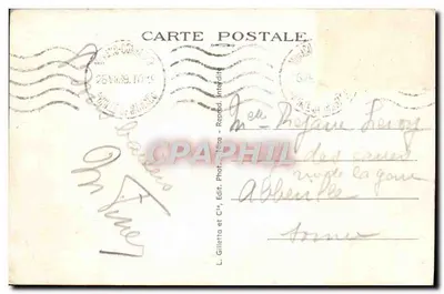 Monte-Carlo — Ogólny widok, wykonany z ogrodu egzotycznego — L. Gilletta et Cie, Nice, n° 808 — Rewers