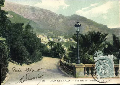 MONTE-CARLO — Vista nos Jardins — LL. n°980