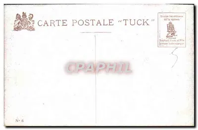 Menton, Font Saint-Louis — granica francusko-italijska — wydawnictwo Tuck — Rewers