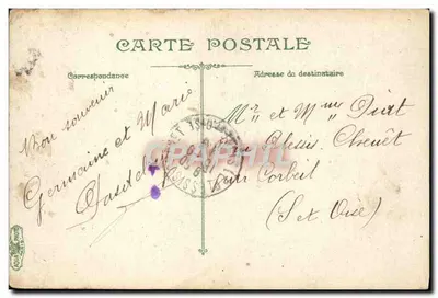 Dieppe - Vista da praia e do farol — Editor desconhecido, n° 20 — Verso