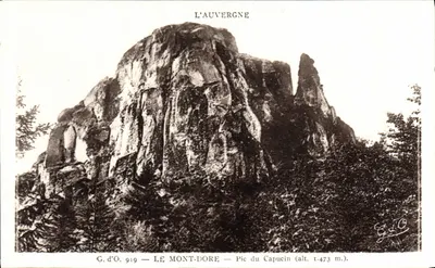 O Mont-Dore — Pic du Capucin (alt. 1.473 m.) — G. d'O. 919 — L'Auvergne