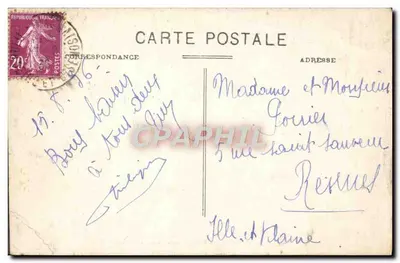 RUEIL - Castelo da Malmaison - Salão de Recepção — Ferdet, Editor, Rueil — Verso