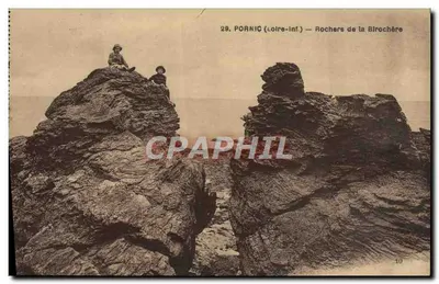 PORNIC (Loire-Inf.) — Rochos da Birochère — Editor F. Charneau, Nantes, n°10