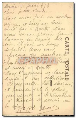 PORNIC (Loire-Inf.) — Rochos da Birochère — Editor F. Charneau, Nantes, n°10 — Verso