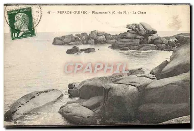 O Chaos em Ploumanac'h (C.-du N.) — Perros-Guirec — editor Sorel, Rennes