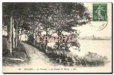 Dinard — A Vicomtia — O Caminho de Ronde — LL.