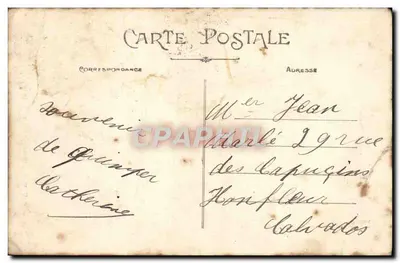 Ao redor de Quimper — Um Jovem Ceifeiro — Coleção Angliset, Quimper, n°147 — Verso