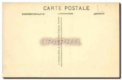 Lisieux - A Igreja de São Pedro — editor J. Nozais, Nantes, n° 23 — Verso