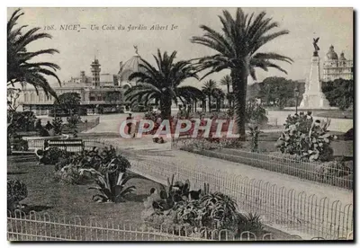 Nice — Um Canto do Jardim Albert Ier — editor não identificado, n° 108