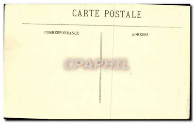 Cité de Carcassonne — Ogólny widok (Strona Południowa) — E. Roudière, wydawca — Rewers