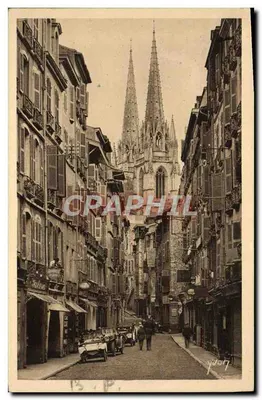 Vista da catedral de Bayonne — editor J. VON — n° 20