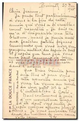 Vista da catedral de Bayonne — editor J. VON — n° 20 — Verso