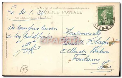 CANNES - Palmiery, Promenade de la Croisette — Wydawnictwo Giletta, nr 461 — Rewers
