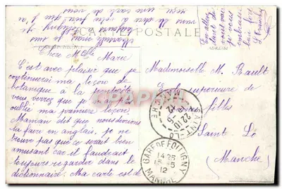 Marseille - Schloss If — Verlag FTO, Nr. 64 — Rückseite