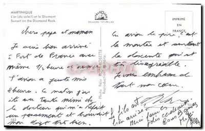 Martinique — Złoto (słońca) i skała Diament — Talco & Co. — nr 183 — Rewers