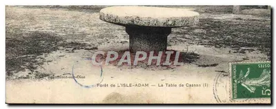 Floresta de L'ISLE-ADAM — A Mesa de Cassan (1) — Editor: Ferrières & Luth, Beaumont-sur-Oise
