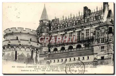 Castelo de AMBOISE (Loire-et-Loire) — Antiga residência real (séculos XV e XVI) — Boucher, editor, n° 822