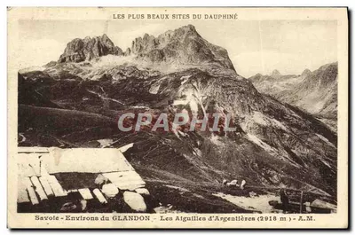 Savoie - Arredores do GLANDON — As Agulhas de Argentières (2918 m) — Z.M.