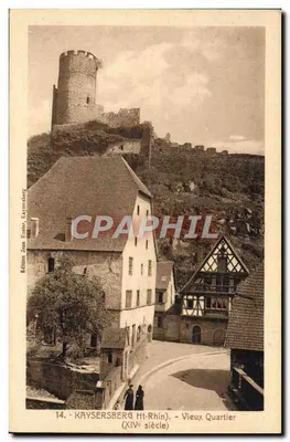 Kayserberg Ht-Rhin — Velho Bairro (século XIV) — Edição Jean Rüchter, Kayserberg