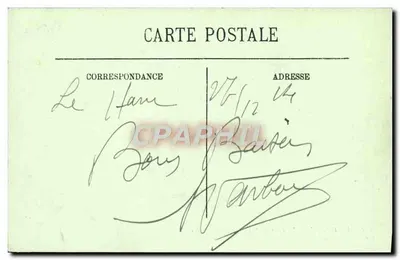 Le Havre — O Pão de Açúcar — Monumento erguido em memória do Geral Lefebvre-Desnouettes morto em um naufrágio nas Costas da Irlanda — LL. — Verso