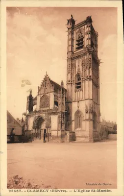 Clamecy (Nièvre) — A Igreja de São Martinho — Livraria do Centro, n° 23487