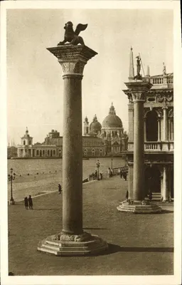 Veneza — A piazzetta vista do Palácio Ducal — Coleção Michel Roussier