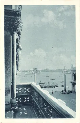 Veneza — Vista do Palazzo Ducale e do bacino de São Marcos — A. Brignaghi, Udine
