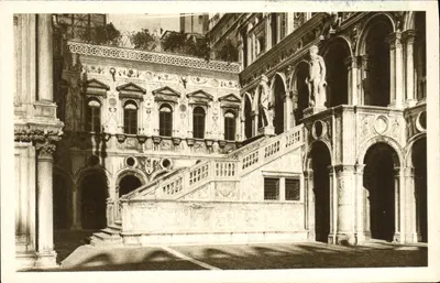 Vêneto — Veneza — Palácio Ducale — Scala dei Giganti — Coleção Michel Roussier