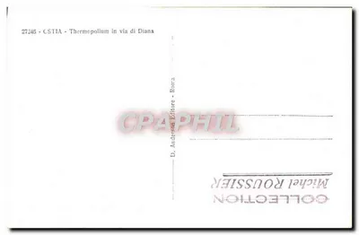 Thermopolium na drodze Diana — Rzym — D. Anderson Editore — Rewers