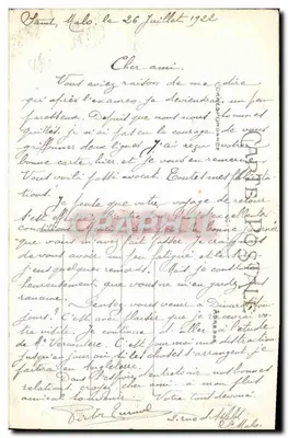 As Margens da Rance - O Carvalho Verde — Costa da Esmeralda — Artaud e Nozais, Nantes, n°63 — Verso