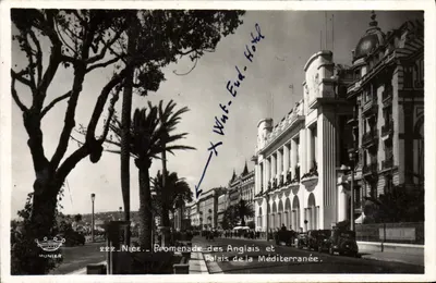 Nice - Promenade dos Ingleses e Palácio da Mediterrâneo — Munier, n° 222