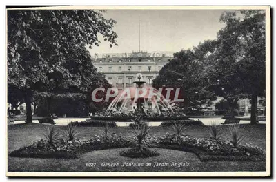 Genebra, Fontaine do Jardim Inglês — n° 6027