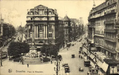 Bruxelas - Praça de Brouckère — editor Thill, série 137