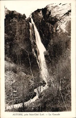 Autoire, perto de Saint-Céré (Lot) — A Cascata