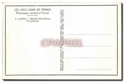 Thann (Haut-Rhin) — Vista generale — Patras — Verso