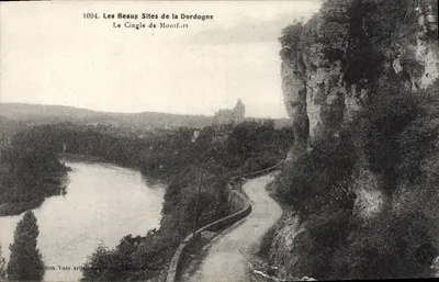 O Cingle de Montfort — Os Belos Sítios da Dordogne — Edição Vistas Artísticas e Panorâmicas