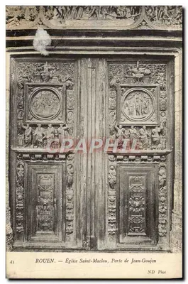 Rouen — Igreja de Saint-Maclou, Porta de Jean-Goujon — ND Phot