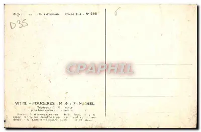 Castillo de Fougères — La Torre Méliusine (finales del siglo XIII) — por E. Aubrée (Champion, editor) — Reverso