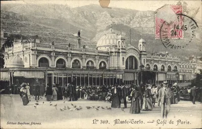 Monte-Carlo — Café de Paris — Edição Baylone frères, N° 369
