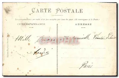 Monte-Carlo — Café de Paris — Edição Baylone frères, N° 369 — Verso