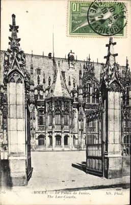 Rouen — Pałac Sądowy — ND. Fot.