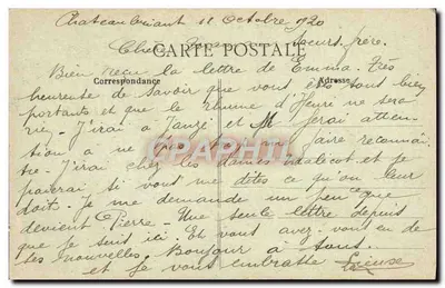 Châteaubriant (Loire-Inf.) — Castello della Rinascita — Fototipia Lacroix — Verso