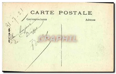 Dieppe — Het Casino gezien vanaf de Strand — Laag water — LL — Achterkant